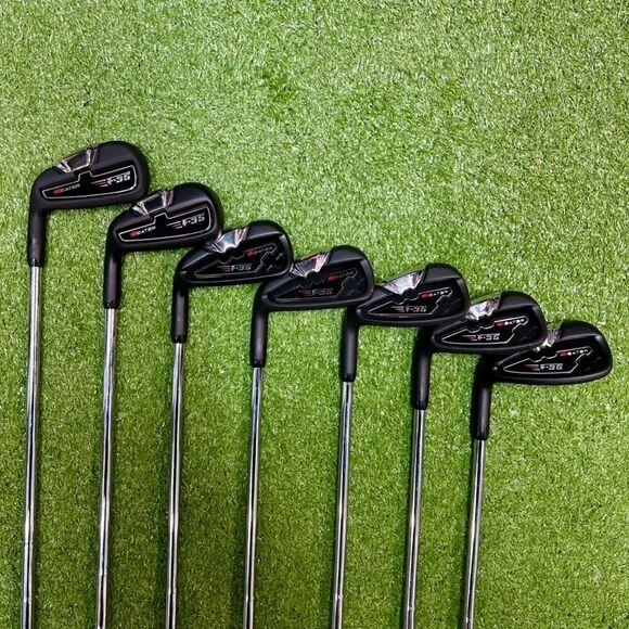 Heater F-35 Iron Set 4-PW LEFT Handed Steel Shaft Reg Flex Brand NEW! - Picture 1 of 15